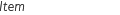 Item